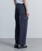 Tonilolenseu Cation Fatigue Wide Cargo Pants Washed Black