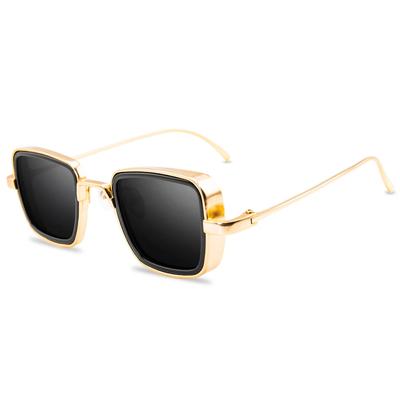 Vintage Steampunk Sonnenbrille Männer Retro Metall Quadrat Brillen Trendy Sonnenbrille Schattierungen Für Frauen Lunette De Soleil