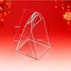 13 Piece Birthday Party Transparent Wedding Hand Box Acrylic Luxury Triangle Present Box Valentine's Day Gift Boxes Sugar Basket