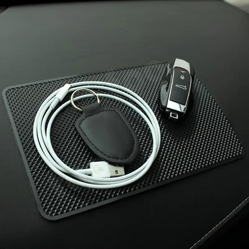 Car Panel Anti-Slip Mat - Sticky PVC Heat-Resistant Pad for Sunglasses/Phone Holder (Interior Style)