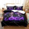 3D Print Cazzu Bedding Set Single Twin Full Queen King Size Bed Set Adult Kid Bedroom Duvetcover Sets Game Anime Bed Sheet Set