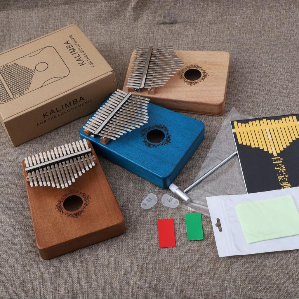 17-Key Beginner Kalimba Thumb Piano - Portable Musical Instrument