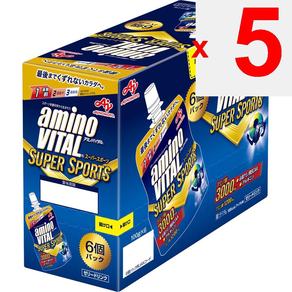 Ajinomoto Amino Vital Jelly Super Sports 100g x 6 Other (check locks, tongue cleaners, etc.) Thia Pack Other (check locks, tongue cleaners, etc.)