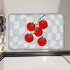 Cartoon Tomato Pattern Entrance Door Mat Nordic Style Home Doormat Bathroom-Toilet Mats Bedroom Hotel Decor Mat