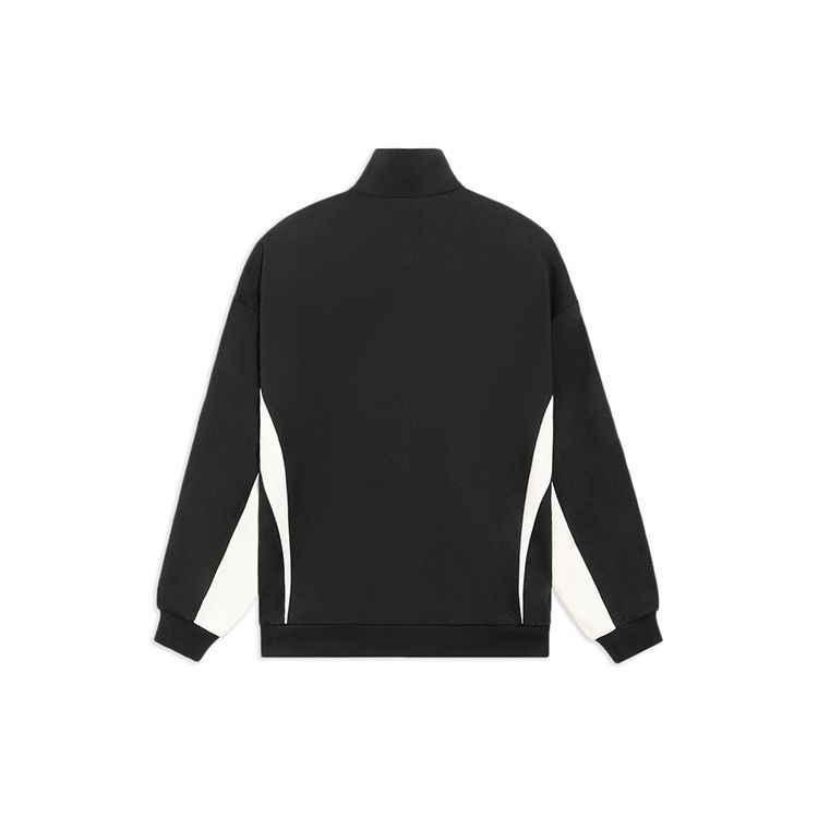 Li Ning Sports Lifestyle Series Long Sleeve Zip-Up Hoodie Unisex Hoodies Black AWDS989-3