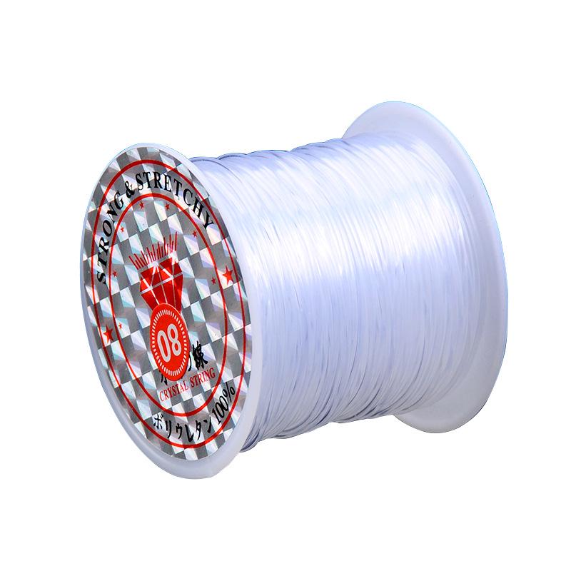 

Multipurpose String DIY Beading Making Bracelet Necklace Jewelry Stretch 25m Transparent Stretchy Elastic Rope Line Fishing Line