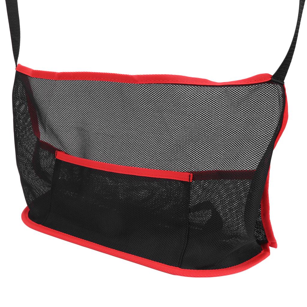 Universal Car Net Pocket Holder Between Seats Mesh Storage Bag Organizer Pet Barrier 260x405mmBlack
