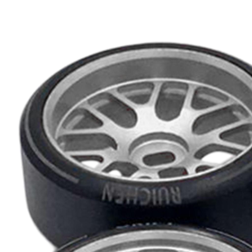 4Pcs 1:28 Tyre Parts for 284131 K969 Vehicles Crawler Model Buggy Trucks