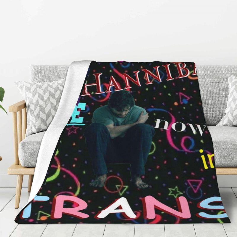 Custom I Love My Peepaw Mads Mikkelsen Blanket Soft Fleece Spring Autumn Warm Flannel Hannibal Throw Blankets Sofa Bedding Quilt 130x150cm