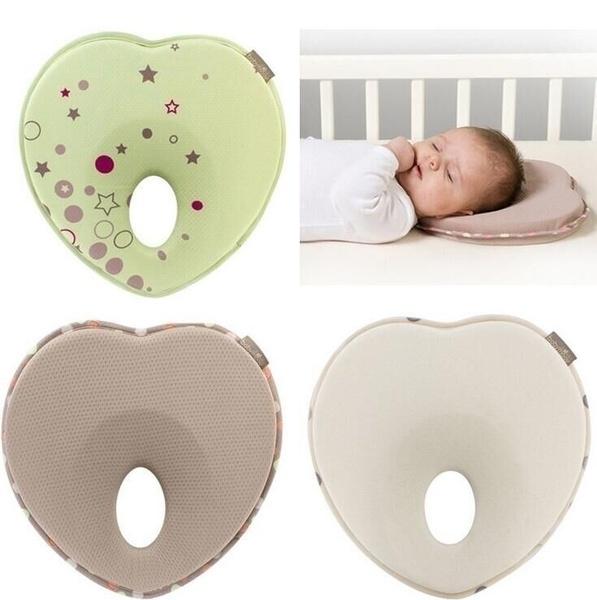 Luxurious Baby Pillow Toddler Sleep Positioner Anti Roll Cushion Flat Head Protection