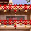 Outdoor Balcony Wedding Flower Decoration for Railings