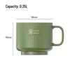 Corelle Striped Ceramic Coffee Mug