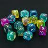 D6 Polyhedral Dice Set 10pcs 6 Sided Digital Dices Table Board Game for Bar Club Party Accessories