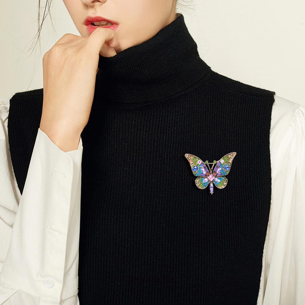 Butterfly Brooch Pin Insect Design Decorative Accessory for Jackets Dresses Coats Lapel Pins Jewelry Gift for Women