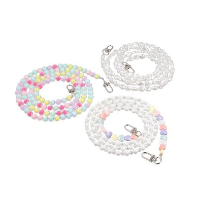 Pendant Hanging Rope Metal Buckle Beading Mobile Phone Crossbody Cellphone Strap Necklace Phone Lanyard Phone Strap Phone Chain