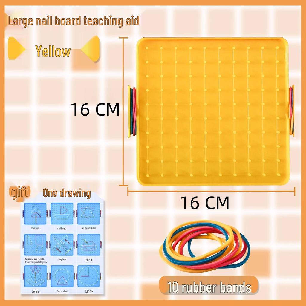 Primary School Learning Clock Aid: Linked Three-Hand 10 Cm Model with Stamp