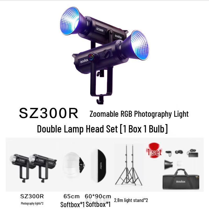 Godox SZ300R RGB Full-Color LED Video Light Dual Kit