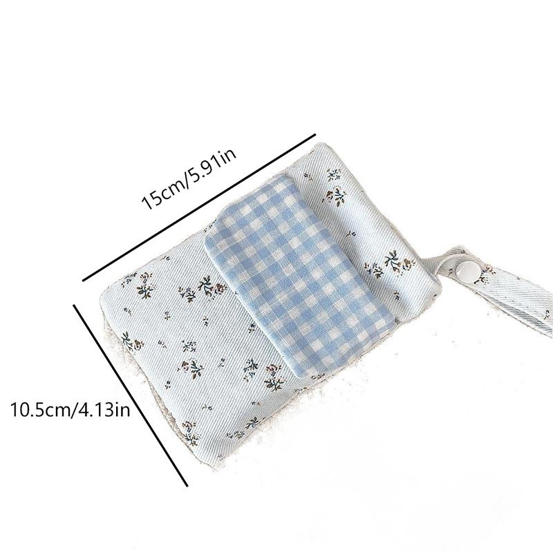 Small Floral Pencil Case Cute Portable Stationery Case Pencil Case Sundry Change Storage Large-Capacity Pen Case