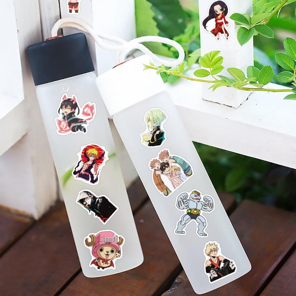 300 Cartoon Anime Graffiti Stickers: Waterproof for Notebooks, Skateboards, Luggage