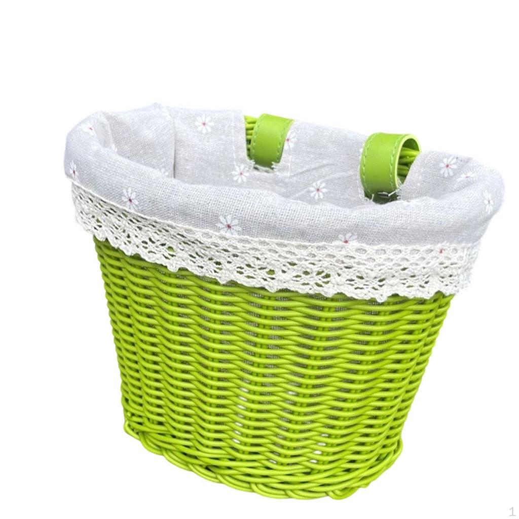 Bike Accessories for Kids, Woven Storage Basket Tricycles