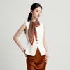 12mm 100% mulberry silk high-end fashion handmade crescent edge exquisite and versatile silk scarf for women