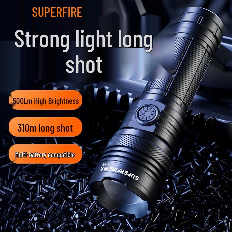 SupFire High-Power Rechargeable LED Flashlight