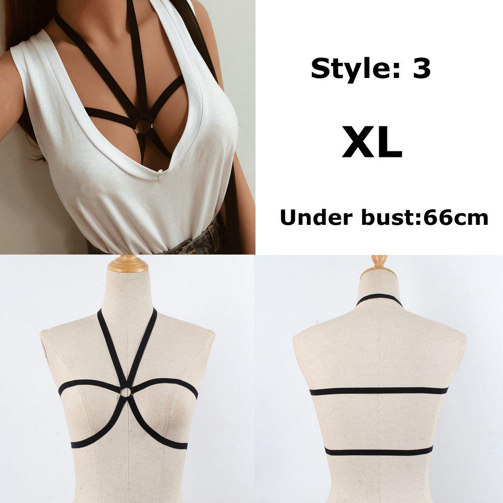 Noua Bralette Bustier Belt Lenjerie Sexy Bandage Sutien Cage Harness Push Up Crop Top