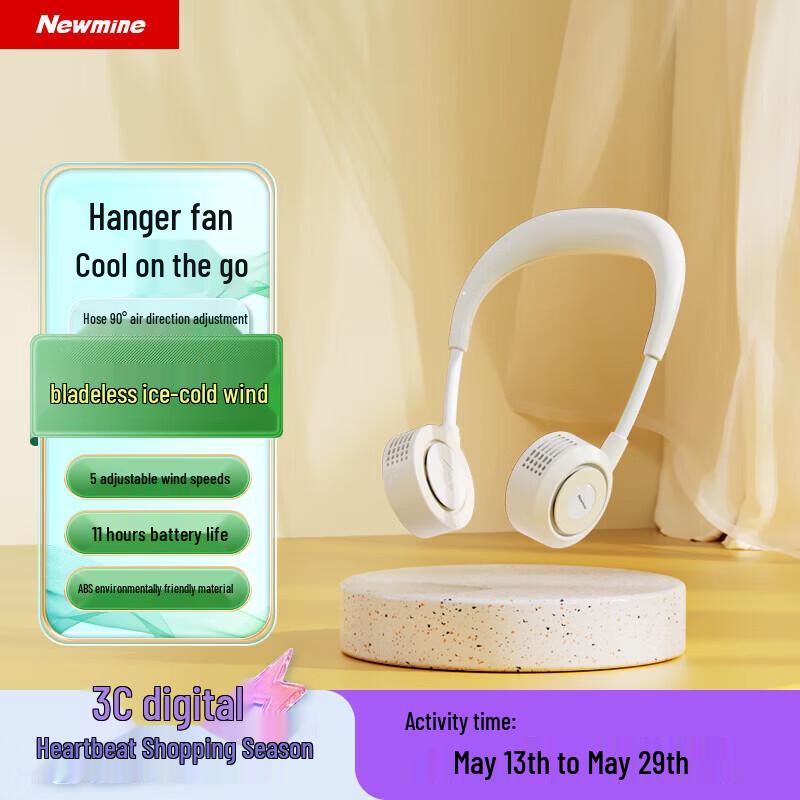 Newman 2026 Portable Cooling Neck Fan