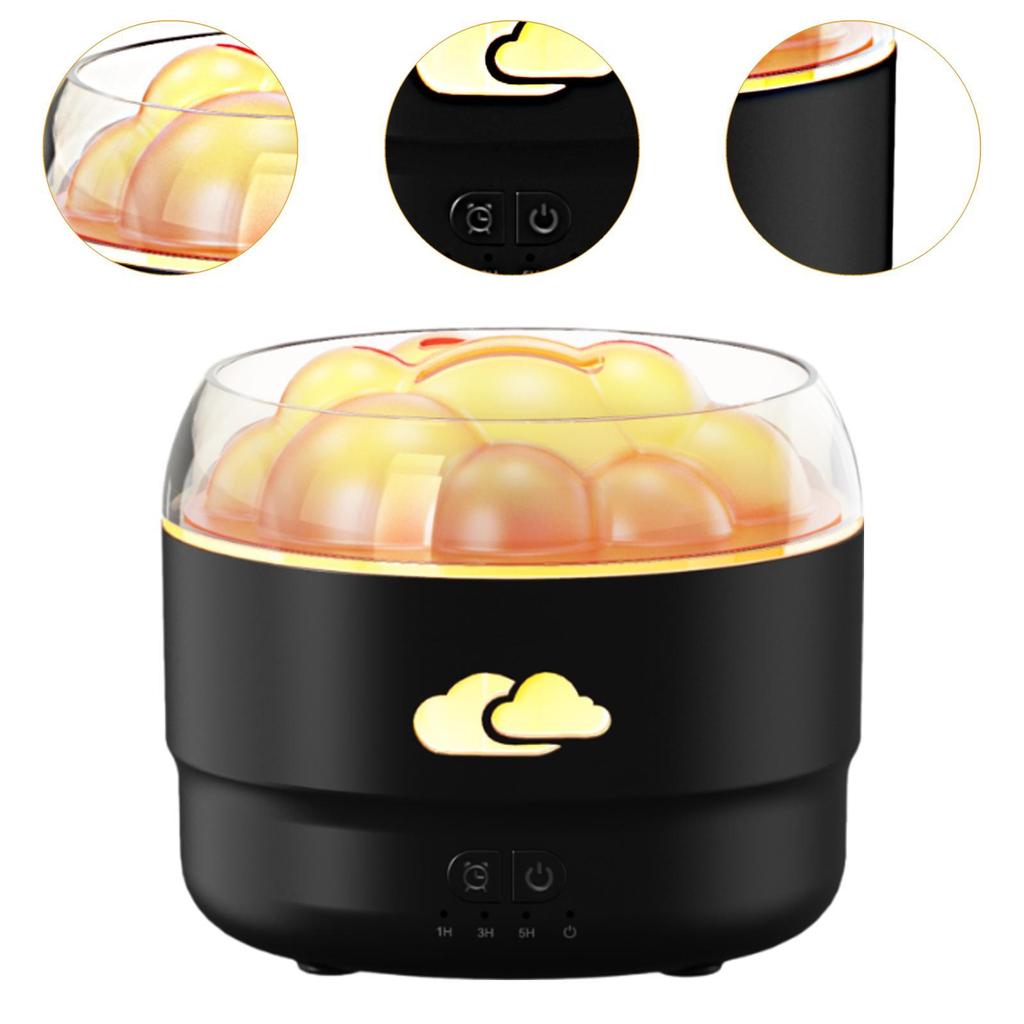 Essential Oil Diffuser Silent Mist Humidifier Table Desk Air Humidifier LED Lights for Housewarming Yoga Christmas Bedroom SPA