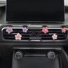 1 Pair Flower Air Vent Clip Peach Blossom Air Conditioning Outlet Clip for Women Girls Cute Car Air Freshener Decor for Interior Accessories