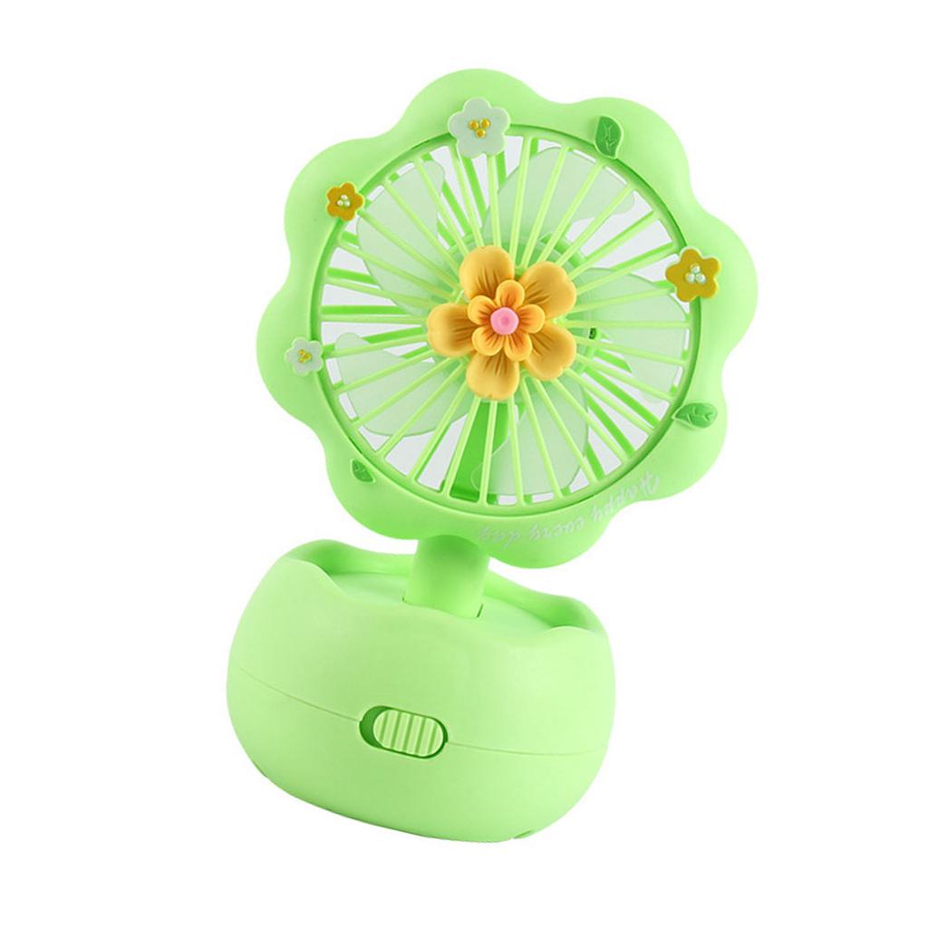 Handheld   Fan Kids Small Portable USB Rechargeable Desktop Silent Cooling Fan