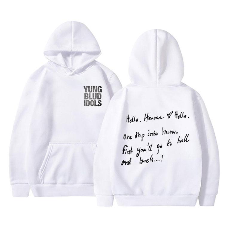 Rocker Yungblud IDOLS Album Tour Double Sided Print Hoodie Men Women Fashion Rock Sweatshirt Men's Vintage Streetwear