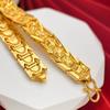 Luxury 24K 9999 Pure Gold real gold Plum Blossom Women's Bracelet Women's Fashion All-match Bracelet
