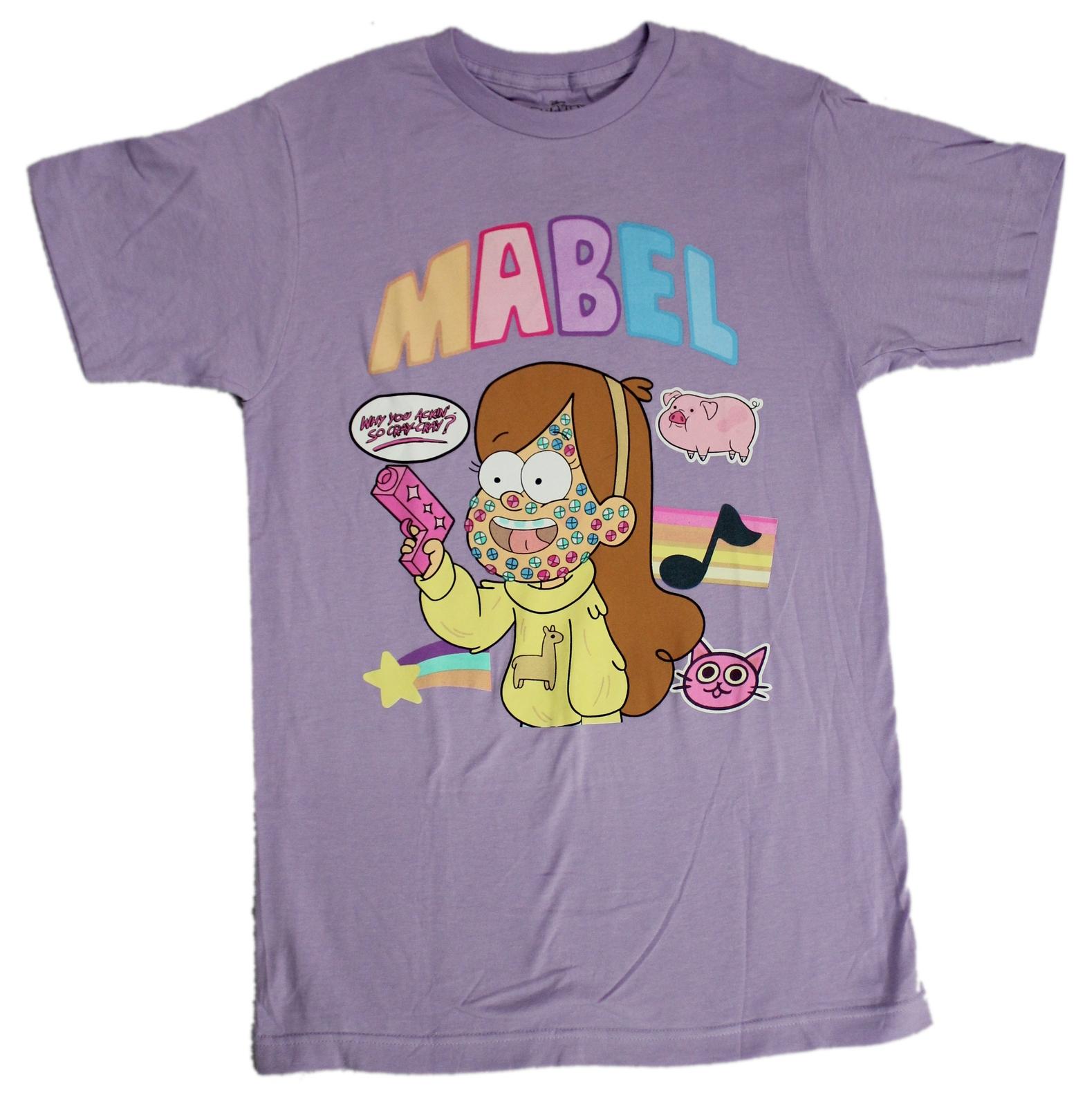 Gravity Falls New Adult T-Shirt - Mabel Why You Acting Cray Cray? XXL