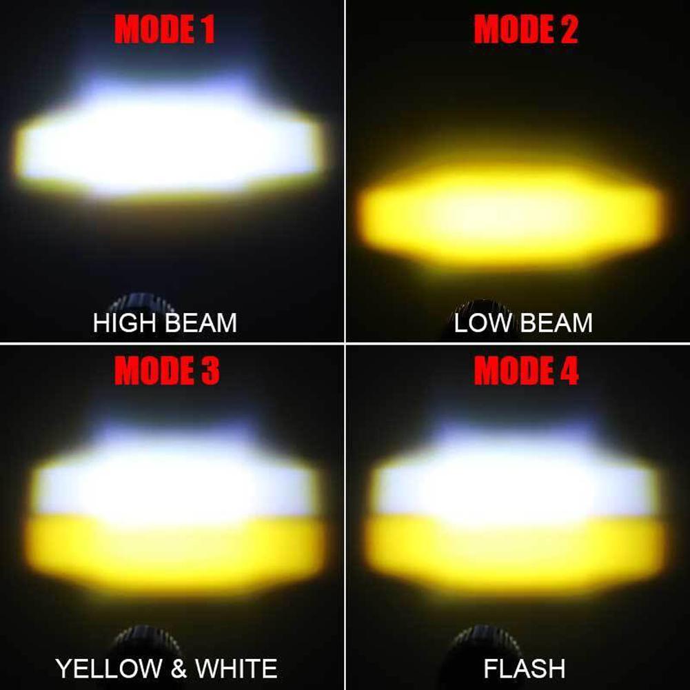 Motorcycle Led Spotlight Super Bright Waterproof External Headlight Auxiliary Fog Driving Light For Scooter