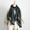 Paisley Scarf Cashmere Shawls Hijab Pashmina Tassel Hijab Head Wraps Femme Winter Ethnic Style Scarves Foulard Bufanda 180*80Cm