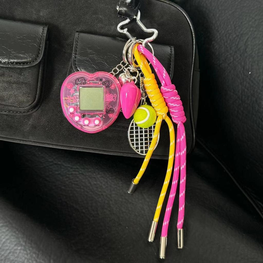 Lye Series Bagel Bag Keychain Pendant & Lanyard Accessory