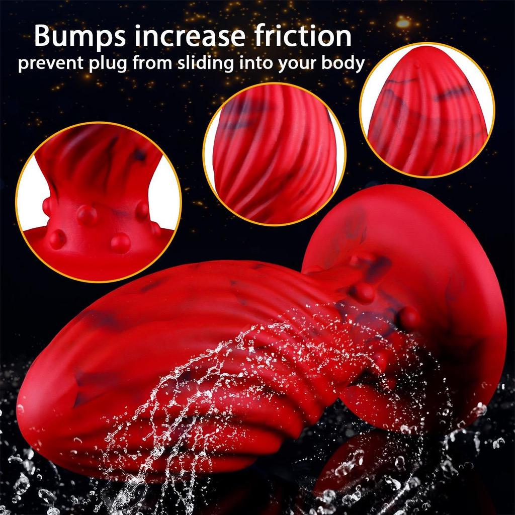 Super Big Beads Anal Plug Soft Silicone Huge Butt Plug Dilator Anal Massage Spiral Anal Toys Masturbation Sex Toy For Women Men