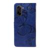 For OnePlus Nord CE5 5G/OnePlus Ace 5 Racing 5G Wallet Case Floral Butterfly Imprint Leather Phone Cover Stand