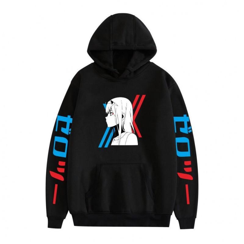 Anime Darling In Franxx Zero Two Kapuzenpullover Unisex Oversized Lässiger Pullover