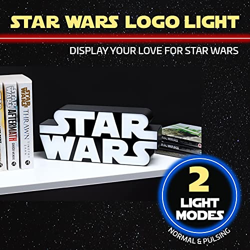 Star Wars logo light, wall mountable and freestanding
