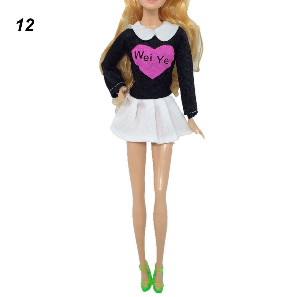 Newest 2021 DIY Casual Wear Doll Accessories Dolls Dress Girl Clothes