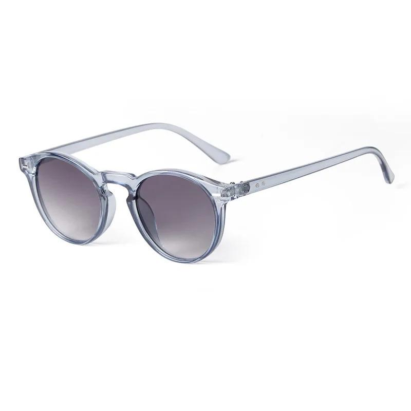 

Vintage Fashion Round Sunglasses Women Men 2026 Brand Design Retro Rivet Yellow Blue Lens Square Sun Glasses Male Female Goggles