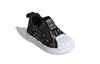 Adidas Originals 360 I Slip Resistant Low top Skateboard Shoes Black Gray Infant And Toddler EE6277