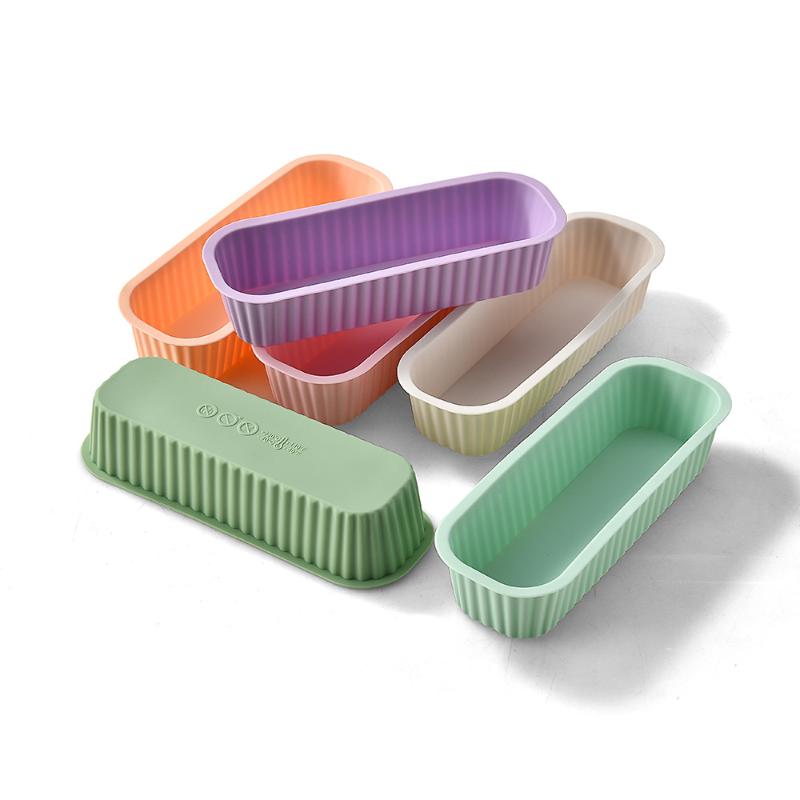 1 Pcs Silicone Rectangular Cake Mold Diy Ice Cube Tray Bread Pan Cake Toast Pancake Moulds Baking Molds Tools