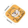 Silicone Floor Drain Cover Cartoon Dog Sewer Filter Pad  for Bathroom Hair Collection