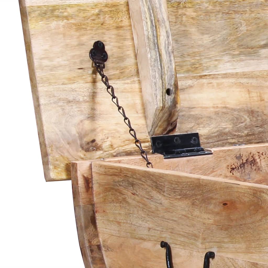  Coffee Table, Solid Mango Wood, 88 X 50 X 40 Cm