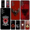 Phone Case For Samsung A17 A15 A13 A51 A71 A41 A31 A21S A07 A05 A35 A55 A23 A25 A33 A53 A73 5G Cover Albania Albanians Flag