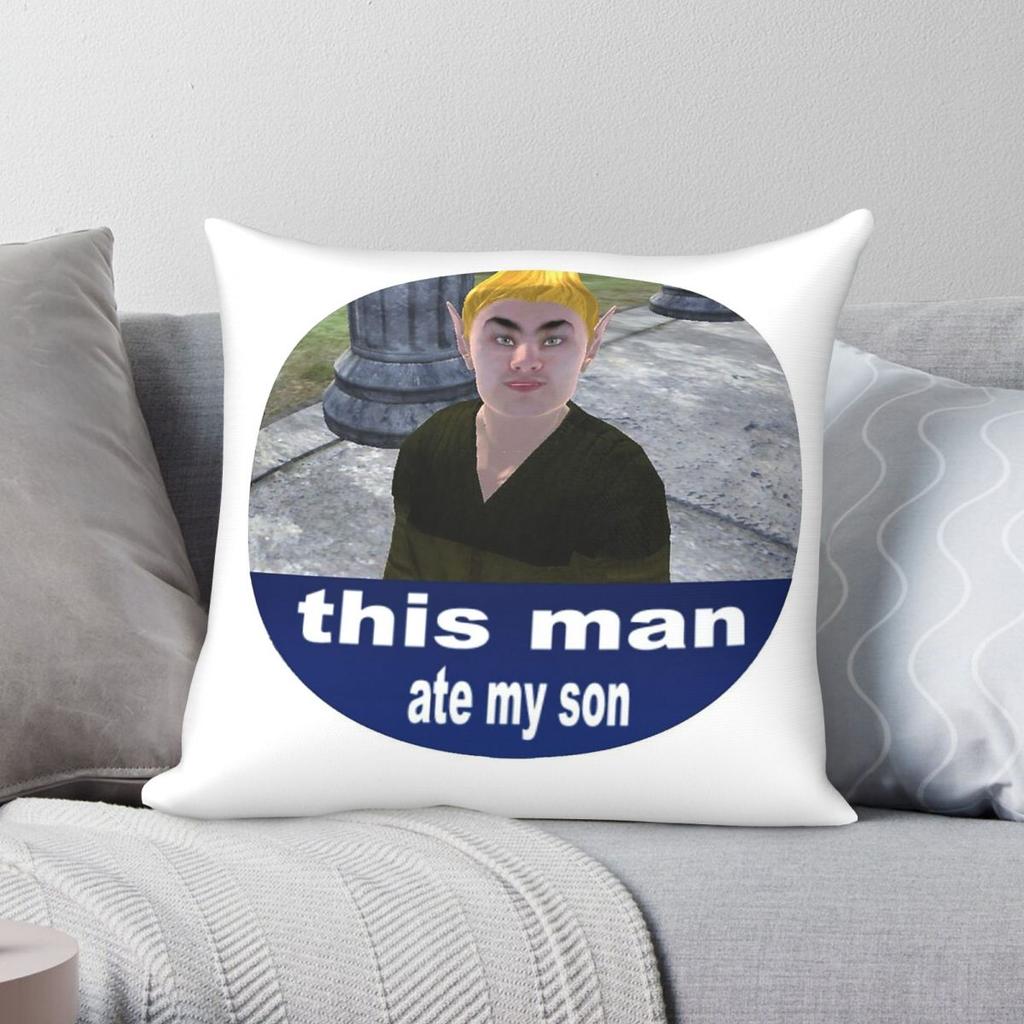 Adoring Fan This Man Ate My Son Pillowcase Polyester Linen Velvet Printed Zip Throw Pillow Case Car Cushion Cover Wholesale