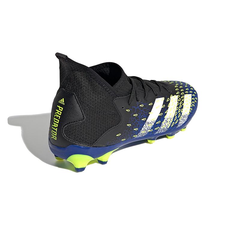 adidas PREDATOR Scarpe da Calcio per Bambini Antiscivolo Mid-top Nero Blu Verde Bambini FY0621
